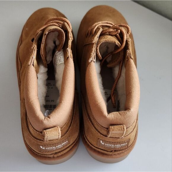 🌸Koolaburra by Ugg Advay Faux Fur Lined Boot Women's Size 12 -Chestnut - Picture 4 of 6